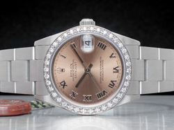 Rolex Datejust 31 Rosa Oyster 78240 Pink Flamingo Romani Ghiera Diamanti